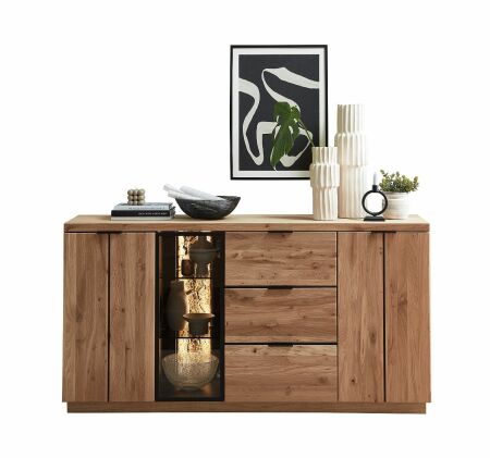 Nbytek do obvacho pokoje ARCANA_ sideboard 42 B9 HH 20_ rozmry /v/h_ 180/93/48 cm_ eln pohled_ foto s dekorac_ voliteln LED osvtlen_ obr. 7