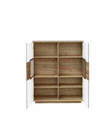 Nbytek do obvacho pokoje a jdelny ESCALA_ highboard 4A 12 MH 22_ rozmry /v/h_ 110/137/38 cm_ oteven_ obr. 12