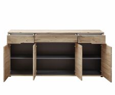 Nbytek do obvacho pokoje BERGAMO_ sideboard 10 M6 HH 20_ rozmry /v/h_ 185/87/44 cm_ oteven_ foto s dekorac_ obr. 14