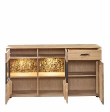 Nbytek do obvacho pokoje a jdelny DENTON_ sideboard 46 07 HH 20_ rozmry /v/h_ 165/86/42 cm_ oteven_ voliteln LED osvtlen_ obr. 14